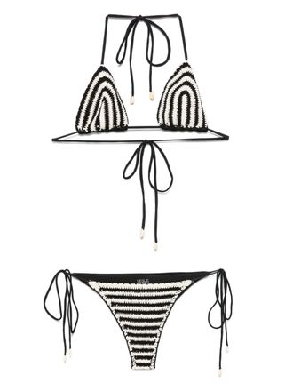 Leslie Amon Riviera bikini - Zwart