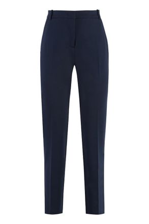 パンツ PINKO DARK BLUE COTTON PANTS Pinko: Blue Cotton Pants now up to −82% | Stylight