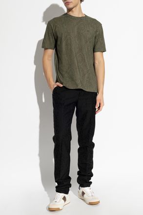Etro Patterned T-shirt, Mens, Green