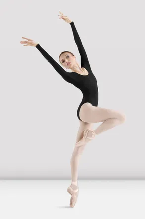 Bloch Ladies Premier Long Sleeve Leotard, Black