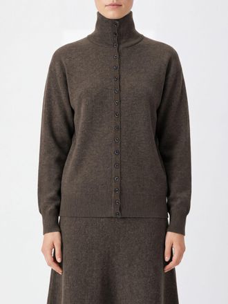 Christophe Lemaire Cardigan a collo alto in pura lana con chiusura a bottoni