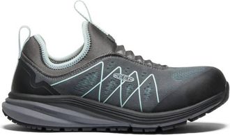 Keen Womens Vista Energy Composite Safety Toe Work Sneakers In Gray