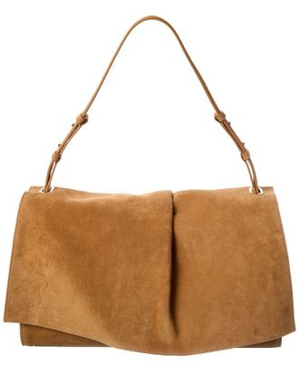 Christian Louboutin Baggy Large Suede Shoulder Bag