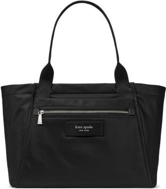 Kate Spade New York large dash canvas tote in Black at Nordstrom