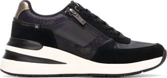 Xti Womens 144628 Round Toe Sneakers In Black