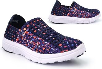 Generic Womens Comfort Shoes Size 7 Womens Slip On Shoes Size 6 Comfort Shoe Ladies Slip On Shoe Lightweight Memory Foam Sizes 3-9 Purple 7 UK