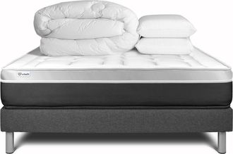VITALIT Pack Colch&oacute;n Gris Espuma Viscoel&aacute;stica 200 X 200
