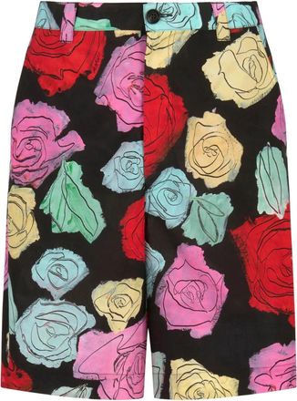 Marni Shorts a fiori - Nero