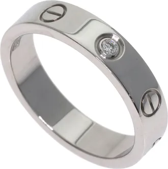 Cartier Silver White Gold (18K) Band Ring (Pre-Owned)