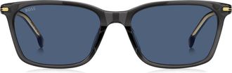 BOSS 56mm Square Sunglasses in Grey at Nordstrom Rack