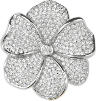 Dior Spilla a fiore anni 80 - Argento
