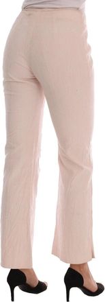Ermanno Scervino Cotton Stretch Straight Trousers Womens Pants (Pre-Owned)