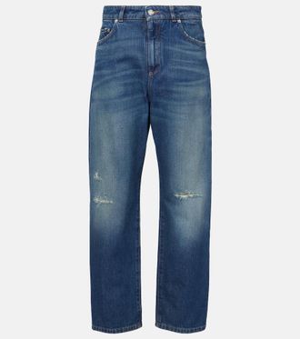 Dolce & Gabbana Distressed straight jeans