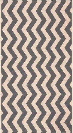 Safavieh Alfombra chevron de polipropileno gris/beige, 122 x 170 cm