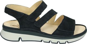 Ganter 200662 Gianna Wedge - Dames - Sleehakken - Blauw - 40 EU - Su&egrave;de - Schoenen