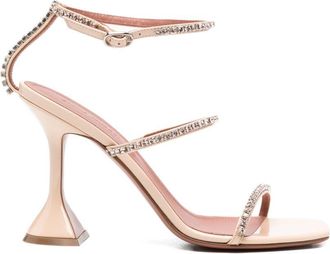 Amina Muaddi Womens Gilda Heel Sandals