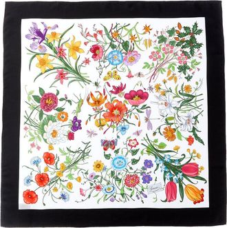 Gucci Printed Silk Twill Scarf