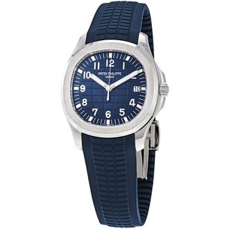 Patek Philippe Pre-owned Patek Philippe Aquanaut Blue Dial Mens Watch 5168G-001