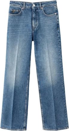 Nine In The Morning Franca Trumpet Pant - Dames - Regular Fit Jeans - Blauw - W27 - Denim - Jeans