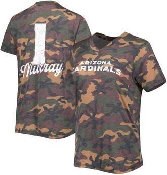 Industry Rag Womens Majestic Threads Kyler Murray Camo Arizona Cardinals Name & Number V-Neck Tri-Blend T-Shirt at Nordstrom, Size Xx-Large