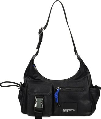 Karl Lagerfeld Borsa a spalla denim piccola - Nero