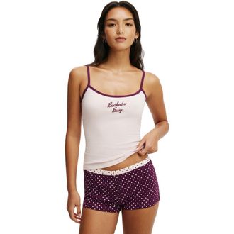 Cotton On Womens Dreamy Soft Longline Cami in Pink Kiss Booked And Busy at Nordstrom, Size Xx-Small