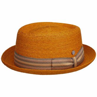 Lierys Oakleford Pork Pie Raffia Hoed by Lierys