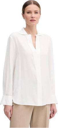 Marc Aurel Shirt Blouse - Dames - Overhemden - Wit - L - Polyester - Overhemden