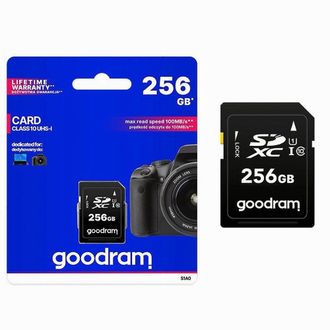 Trade Shop Trade Shop - Scheda Di Memoria Sd Card 256gb Sdxc Per Videocamere Classe 10 Uhs-i S1a0-256gb
