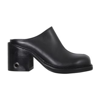 Sunnei Buco Sabot - Dames - Muiltjes - Zwart - 38 EU - Leer - Schoenen