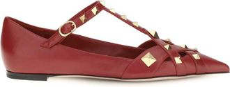 Valentino Garavani Red Studdy Ballet Flats