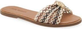 Steve Madden Dipsy Slide Sandal in Brown Raffia at Nordstrom Rack, Size 9.5