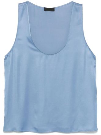 Liu Jo Satijnen tanktop - Blauw