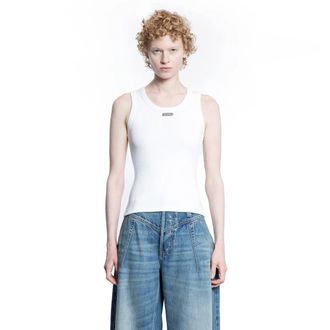 Tシャツ・カットソー ALEXANDER MCQUEEN SKULL COTTON TANK TOP Alexander McQueen Skull Cotton Tank Top from $259.00 - on