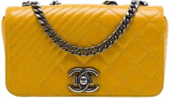 Chanel Borsa a spalla vintage Pre-owned - - Pre-owned - Donna - Giallo - ONE SIZE