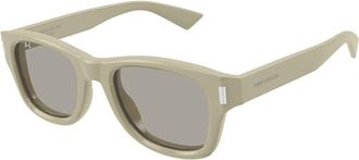 Saint Laurent Unisex Black Square Sunglasses SL801 003