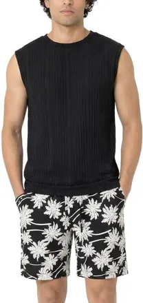 Area Stars Callen Short in Black White at Nordstrom, Size X-Large