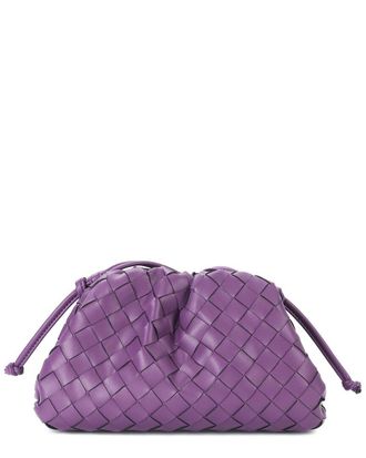 Tiffany & Fred Woven Metallic Leather Pouch