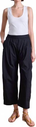 Apiece Apart Womens Spa Pleat Pant In Black
