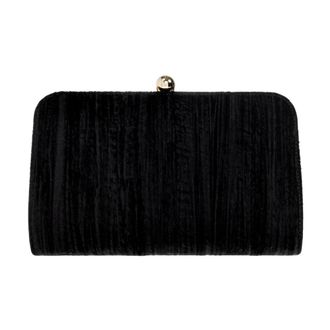 Furla Bolso de terciopelo Alba Peque&ntilde;o - Bags - Mujer - Negro - ONE SIZE