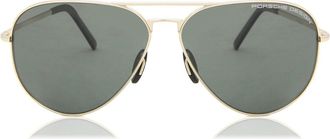 Porsche Design P8508 A Mens Sunglasses Gold Size 62