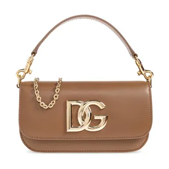 Dolce & Gabbana Handbags, female, Brown, Size: ONE SIZE 3.5 Handbag