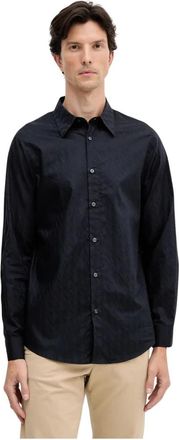 A|X Armani Exchange Casual Shirts - Heren - Casual Overhemden - Blauw - S - Overhemden