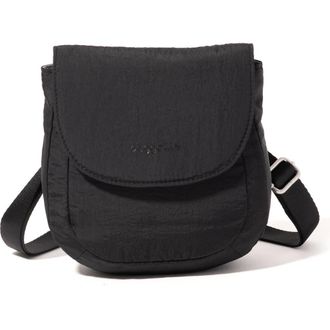 Baggallini Swift Flap Mini Crossbody in B-Lite Black at Nordstrom