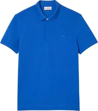 Lacoste Polo-shirt voor heren van Paris Stretch (Blauw)