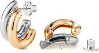 JENNY BIRD Florence Hoop Earrings in Two-Tone at Nordstrom