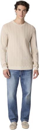 Missoni Crew-neck Cotton And Viscose Sweatshirt With Tone-on-tone Zigzag Pattern in Beige at Nordstrom, Size Xx-Large