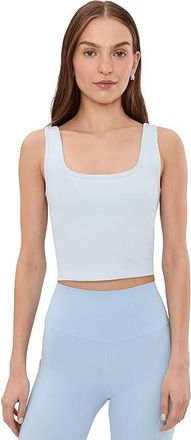 Beyond Yoga Seamless Cropped Tank Top Womens Clothing Morning Sky Blue : XS, Elastane/Nylon