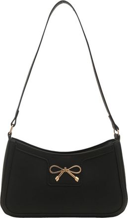 Generic Womens Vintage Crossbody Bag with Bow Detail, PU Shoulder Bag with Zipper Closure, Durable and Versatile, Applies to Weekend Outings and Casual Coffee