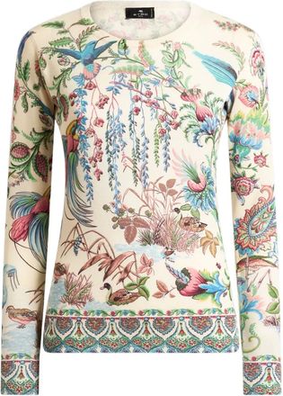 Etro Top Flora Fauna - Toni neutri